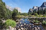 Valley View with El Capitan, Yosemite National Park, UNESCO World Heritage Site, California, United States of America, North America