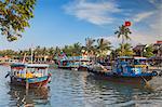 Boats on Thu Bon River, Hoi An, UNESCO World Heritage Site, Quang Nam, Vietnam, Indochina, Southeast Asia, Asia