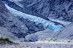 Mouth of the Franz-Joseph Glacier, Westland Tai Poutini National Park, Southern Alps, UNESCO World Heritage Site, South Island, New Zealand, Pacific