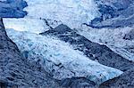 Tourists hiking on the Franz-Joseph Glacier, Westland Tai Poutini National Park, Southern Alps, UNESCO World Heritage Site, South Island, New Zealand, Pacific