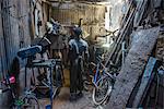 Metal smith, Medebar market, Asmara, capital of Eritrea, Africa