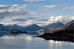 Lake Wakatipu looking to Glenorchy and Mount Earnslaw, Glenorchy, Otago, South Island, New Zealand, Pacific