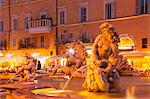 Piazza Navona in Rome, Lazio, Italy, Europe