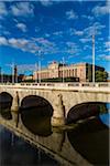 The Riksdag (Parliament House) and Norrbro Bridge, Helgeandsholmen Island, Stockholm, Sweden