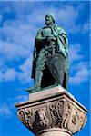 Close-up of Statue of Birger Jarl, Birger Jarls Square, Riddarholmen, Stockholm, Sweden