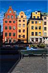 Colorful buildings at Stortorget, Gamla Stan (Old Town), Stockholm, Sweden