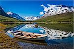 Boats on Lake, Ramfjord, Tromso, Norway