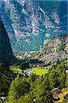 Scenery along Flam Railway, Flam, Aurland, Sogn og Fjordane, Norway