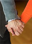 Close-up of holding hands