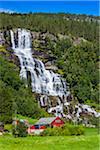 Tvindefossen Waterfall, near Voss, Norway