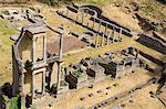 Roman theatre, Volterra, Tuscany, Italy, Europe