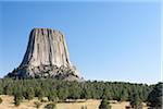 Devils Tower, Bear Lodge Mountains, Crook County, Wyoming, USA