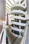 Walkway and interior, ARoS Aarhus Kunstmuseum, Aarhus, Denmark