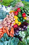 Vegetables in a food market, Phnom Penh, Cambodia, Indochina, Southeast Asia, Asia