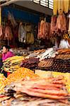 Dried fish, Food market, Phnom Penh, Cambodia, Indochina, Southeast Asia, Asia