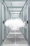 Mid air cloud in data centre cabinet