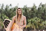 Australian surfer with surfboard