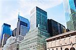 Office buildings and skyscrapers in financial district, Manhattan, New York, USA