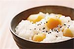 Japanese style chestnut rice