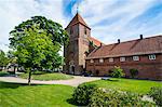 St. Catharina's Abbey in Ribe, Denmark's oldest surviving city, Jutland, Denmark, Scandinavia, Europe