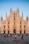 Exterior of Milan Cathedral, Piazza Duomo, Milan, Lombardy, Italy, Europe