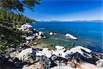 Beautiful Clear Water Shoreline of Lake Tahoe.