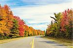 Road to Keji in fall (Kejimkujik National Park, Nova Scotia, Canada)