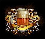 beer background, this illustration may be useful as designer work