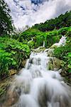 Waterfall in Plitvice Lakes National Park, Croatia