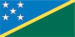 Vector Solomon Islands flag