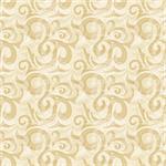 Seamless beige abstract ornate pattern with elegant leafs
