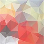 vector background with irregular tessellations pattern - triangular design in pastel love infantile colors