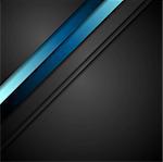 Abstract blue stripes vector background