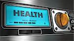 Health - Inscription on Display of Vending Machine.