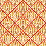 Orange seamless mosaic background. Vector illustration.