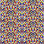 Design seamless colorful mosaic pattern. Abstract distortion textured twisted background. Vector art
