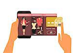 Mobile app for women online shopping of fashion dress