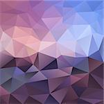 vector polygonal background with irregular tessellations pattern - triangular design in violet colors - amethyst