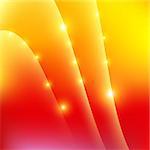 Abstract orange background. The illustration contains transparency and effects. EPS10