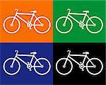 bike to ride on different backgrounds