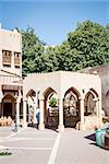 Shops market of Nizwa on a sunny day, Oman