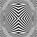 Design monochrome convex lines background. Abstract stripe torsion backdrop. Vector-art illustration
