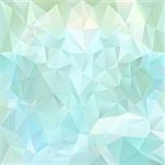 vector polygonal background with irregular tessellations pattern - triangular design in blue colors - ice
