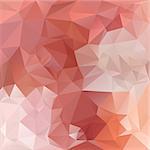 vector polygonal background with irregular tessellations pattern - triangular design in orange colors - opal