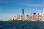 Skyline of Manhattan with One World Trade Center building, New York City, New York, USA