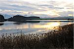 Lake at Sunrise, Illasbergsee, Halblech, Bavaria, Germany