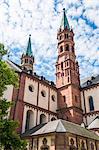 Cathedral of Wurzburg, Wurzburg, Franconia, Bavaria, Germany, Europe