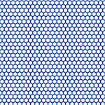 Honeycomb seamless pattern in blue color. Vector illustration