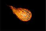 Basketball Ball on Fire