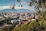 Malaga cityscape. Andalusia, Spain